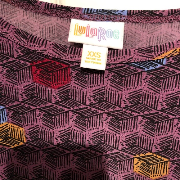 LuLaRoe Irma Top XXS - Picture 3 of 4